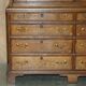 Antique Sheraton wardrobe from around 1800 with drawers - George III