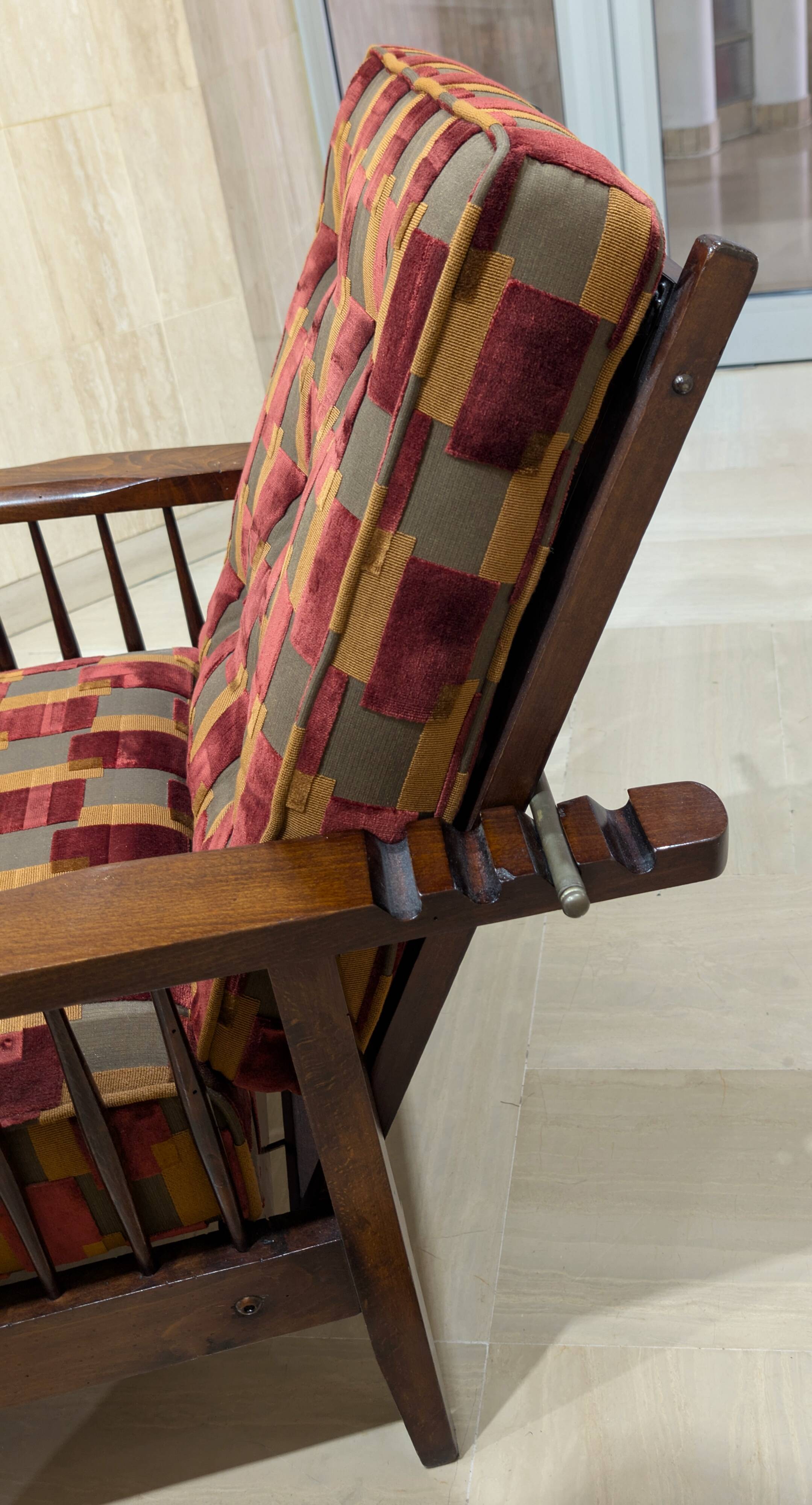 Armchair from the early 20th century signed Consortium Potacol.