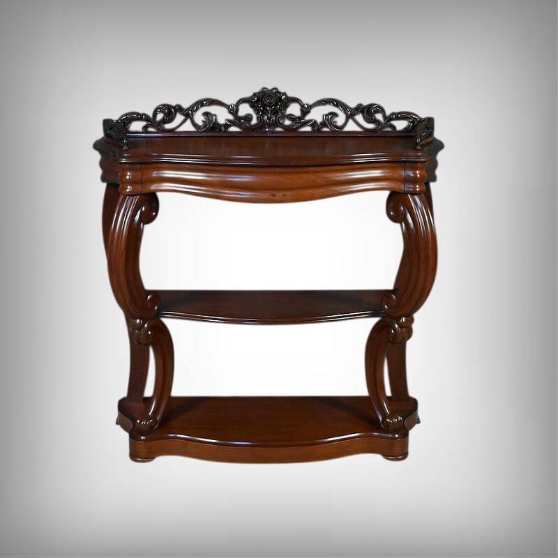 Mahogany console, Napoléon III period – 2nd half of the 19th century