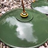 3 enamelled sheet metal suspensions