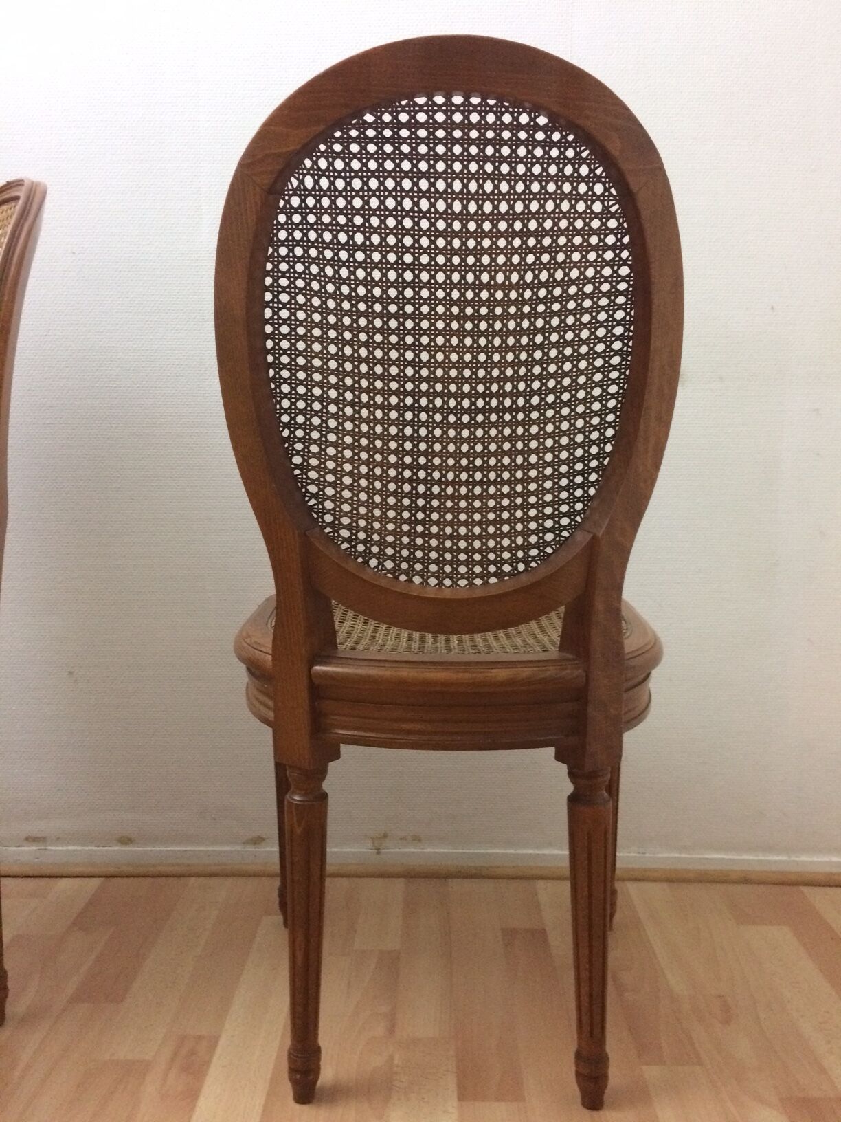Old canne chairs