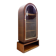 Arched display cabinet in wood and glass door - 1950s