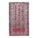 Tapis en laine rose turc Oushak fait main en coton vintage 120x206