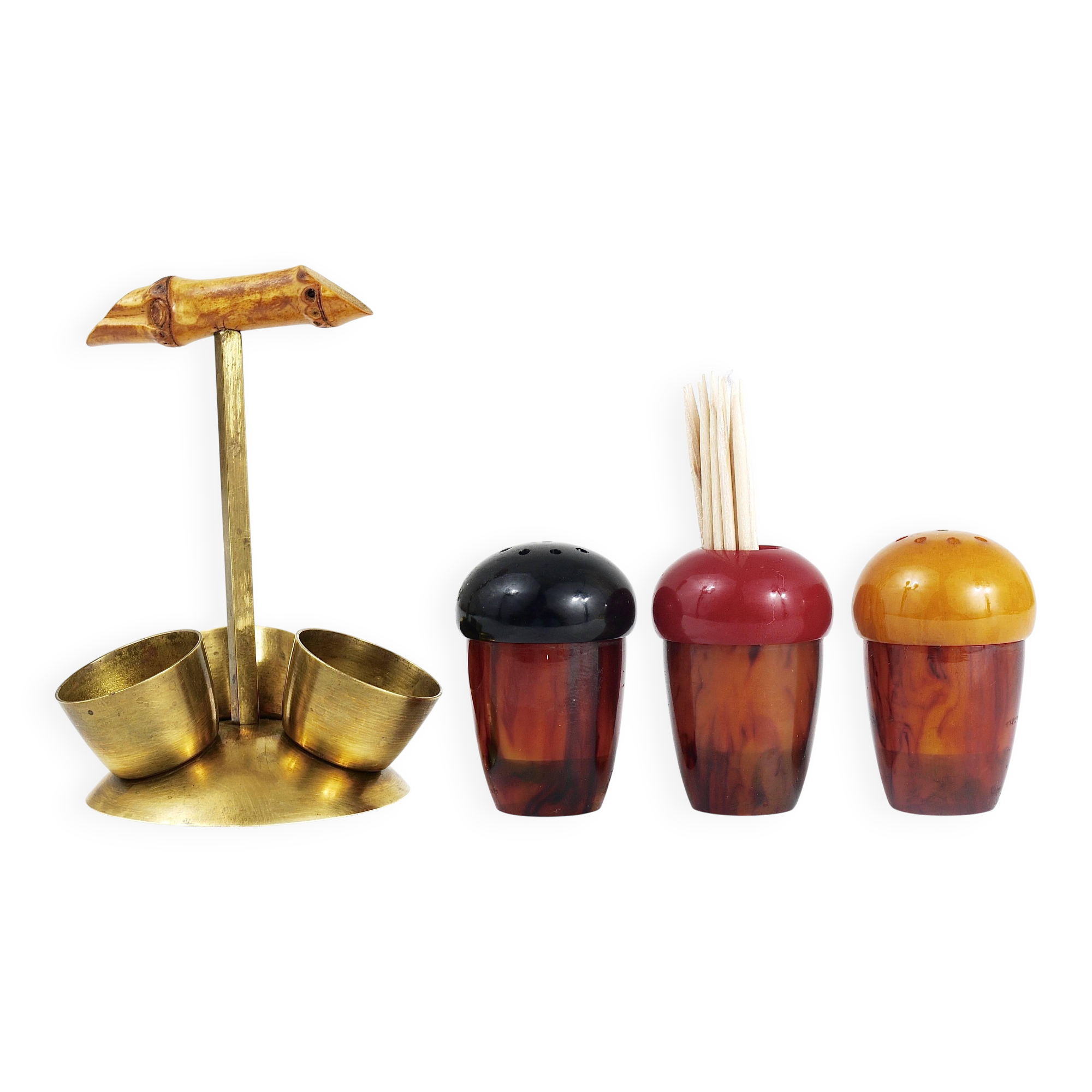 Condiment set salt and pepper, Richard Rohac, Austria, 1950s