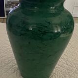 Vase en céramique verte