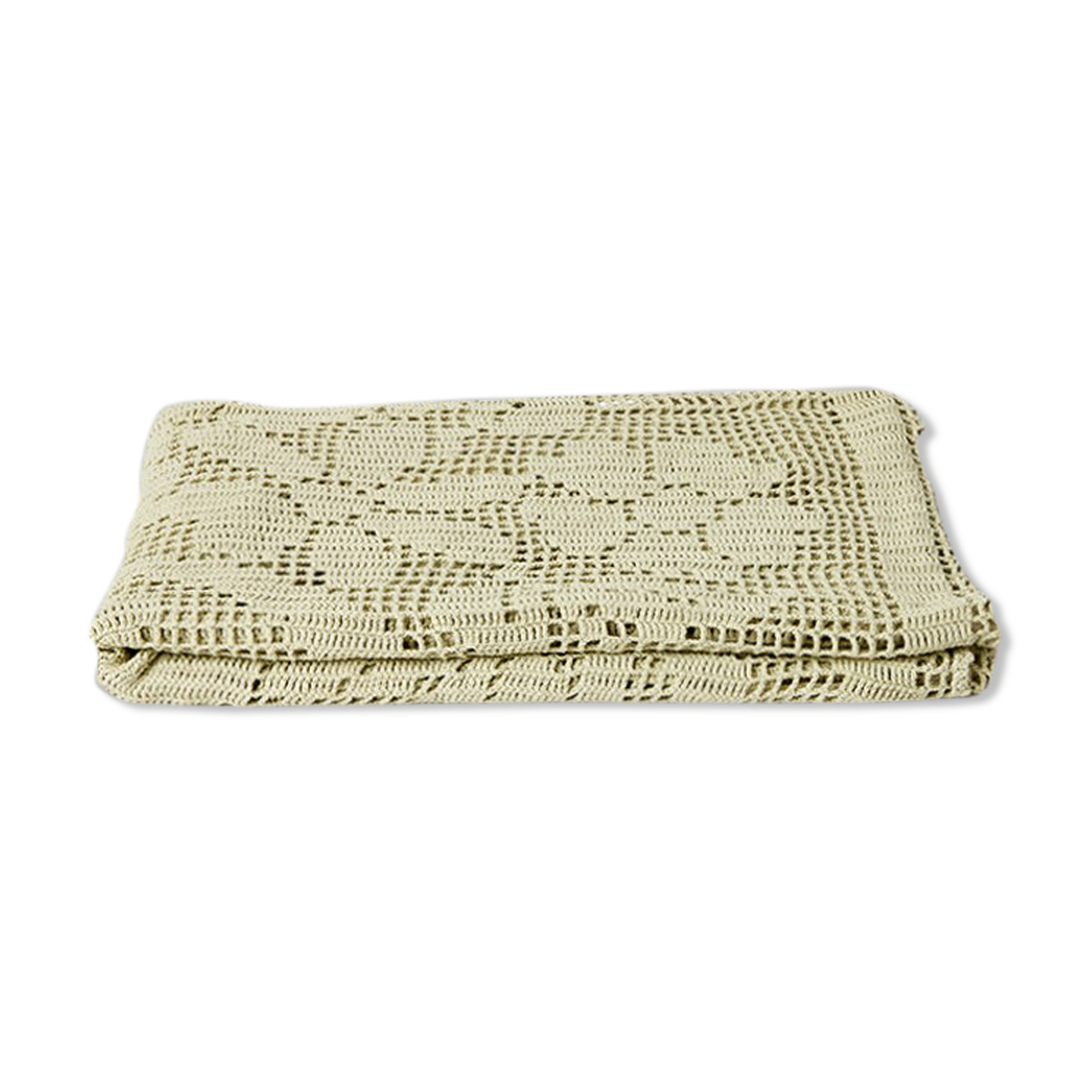 Crochet bedspread - limoncello
