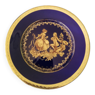 Plate decoration porcelain limoges