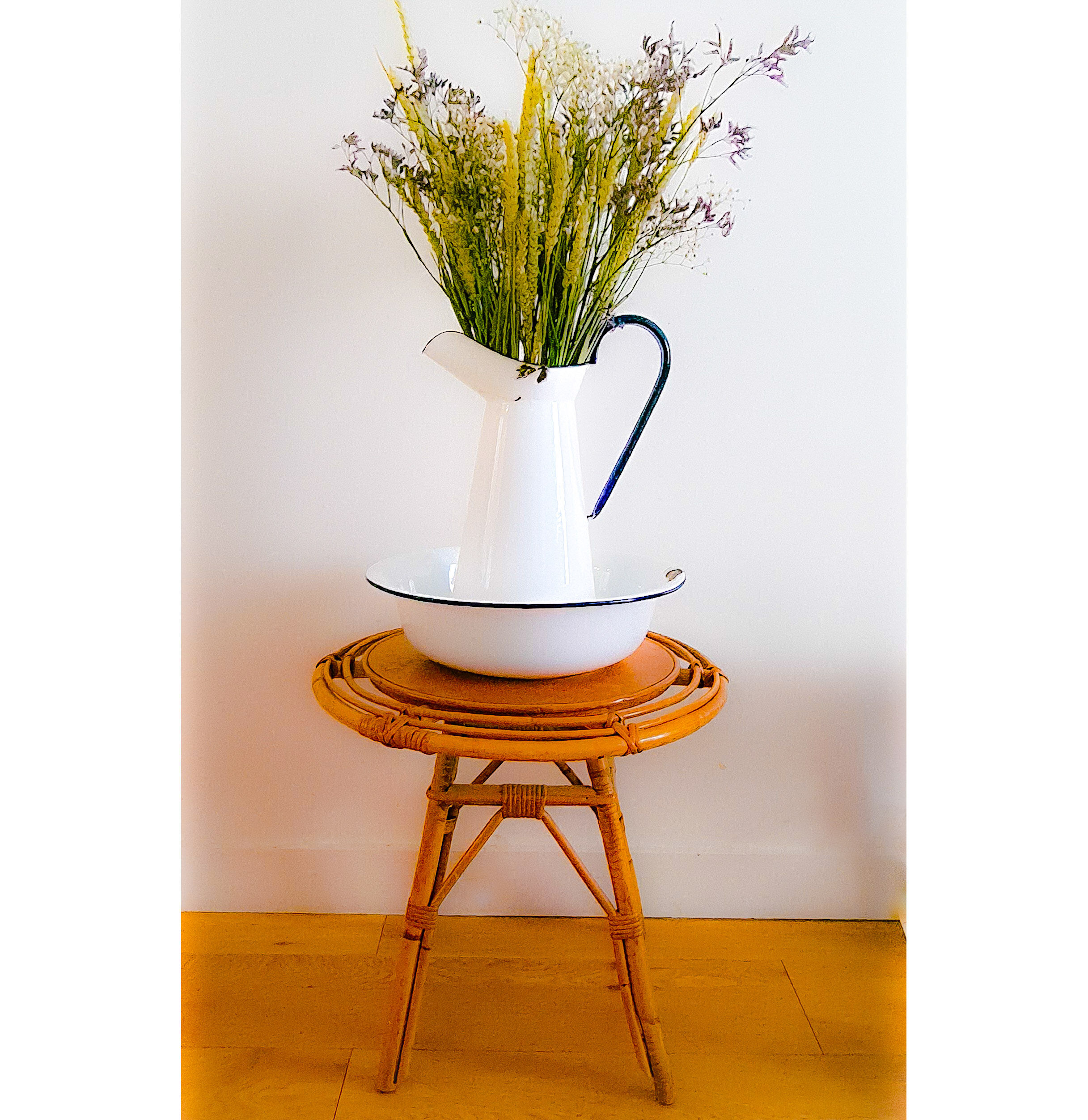 Vintage enamelled broc