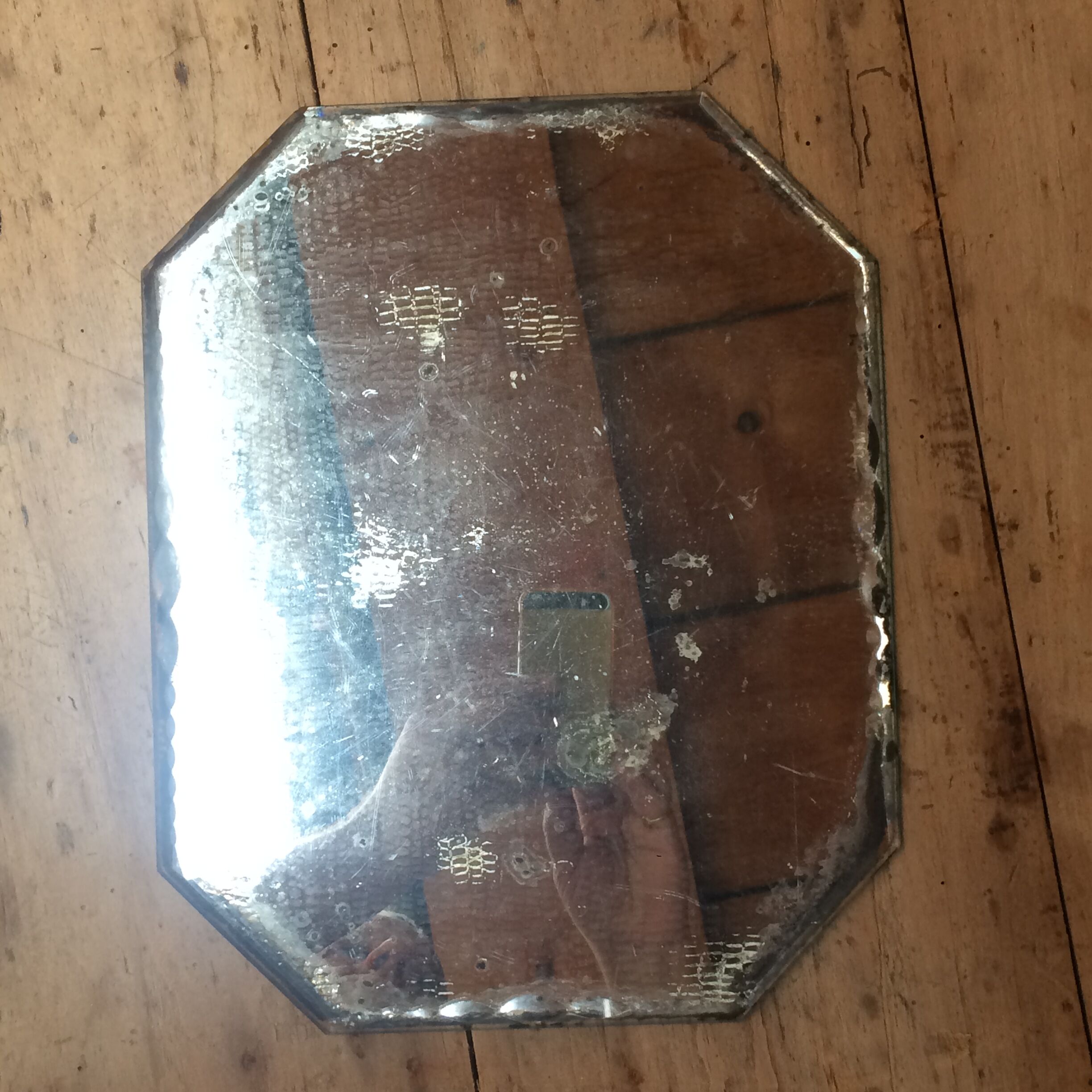 Miroir octogonal  biseauté