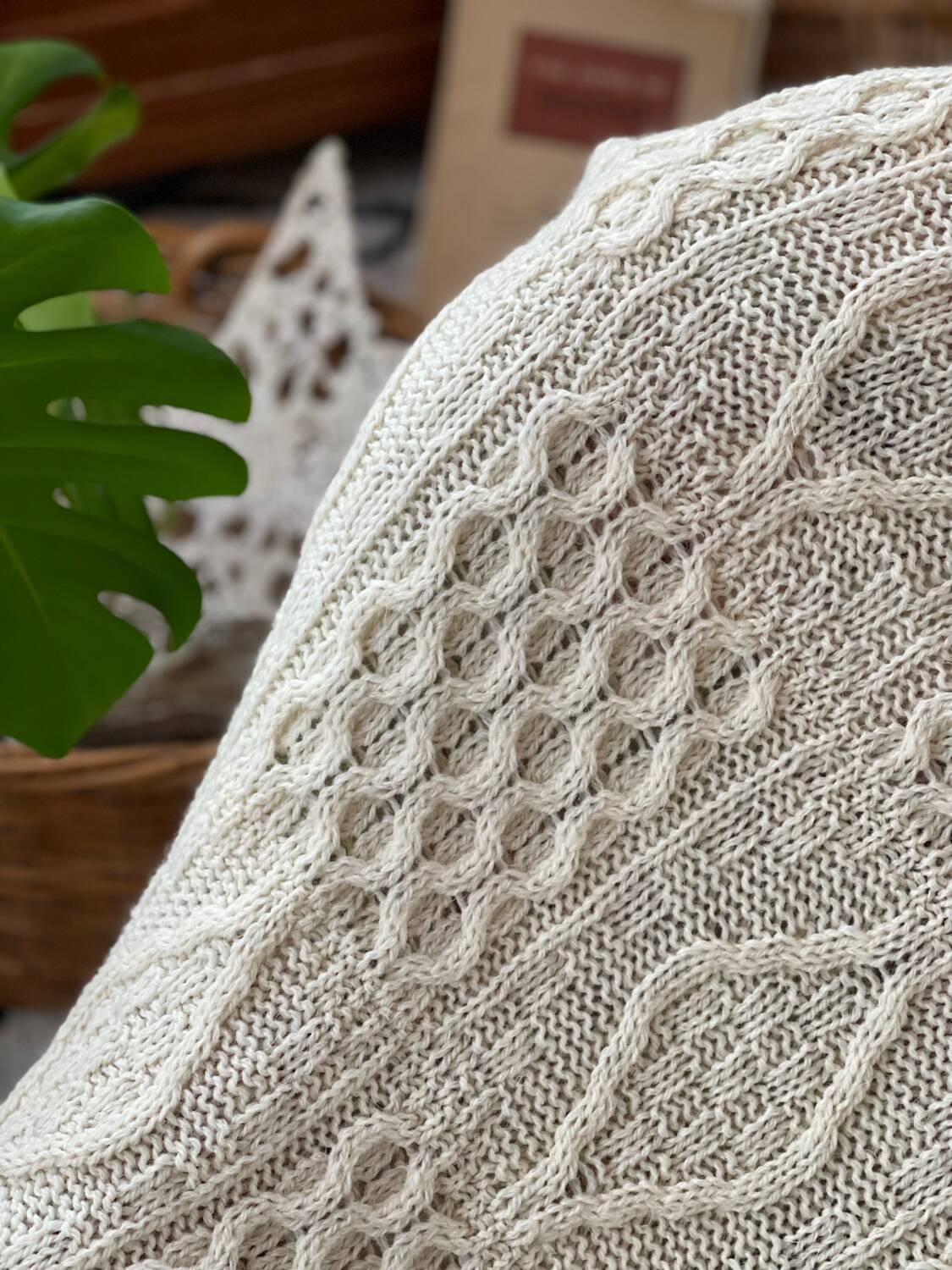 Pure natural wool English blanket