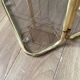 Gold and glass side table