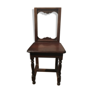 Chaise en chêne rustique