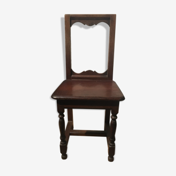 Rustic oak chair