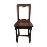 Chaise en chêne rustique