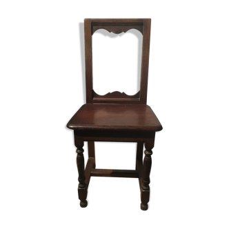 Rustic oak chair