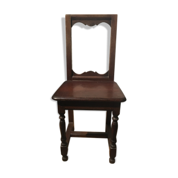 Rustic oak chair