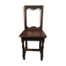 Chaise en chêne rustique