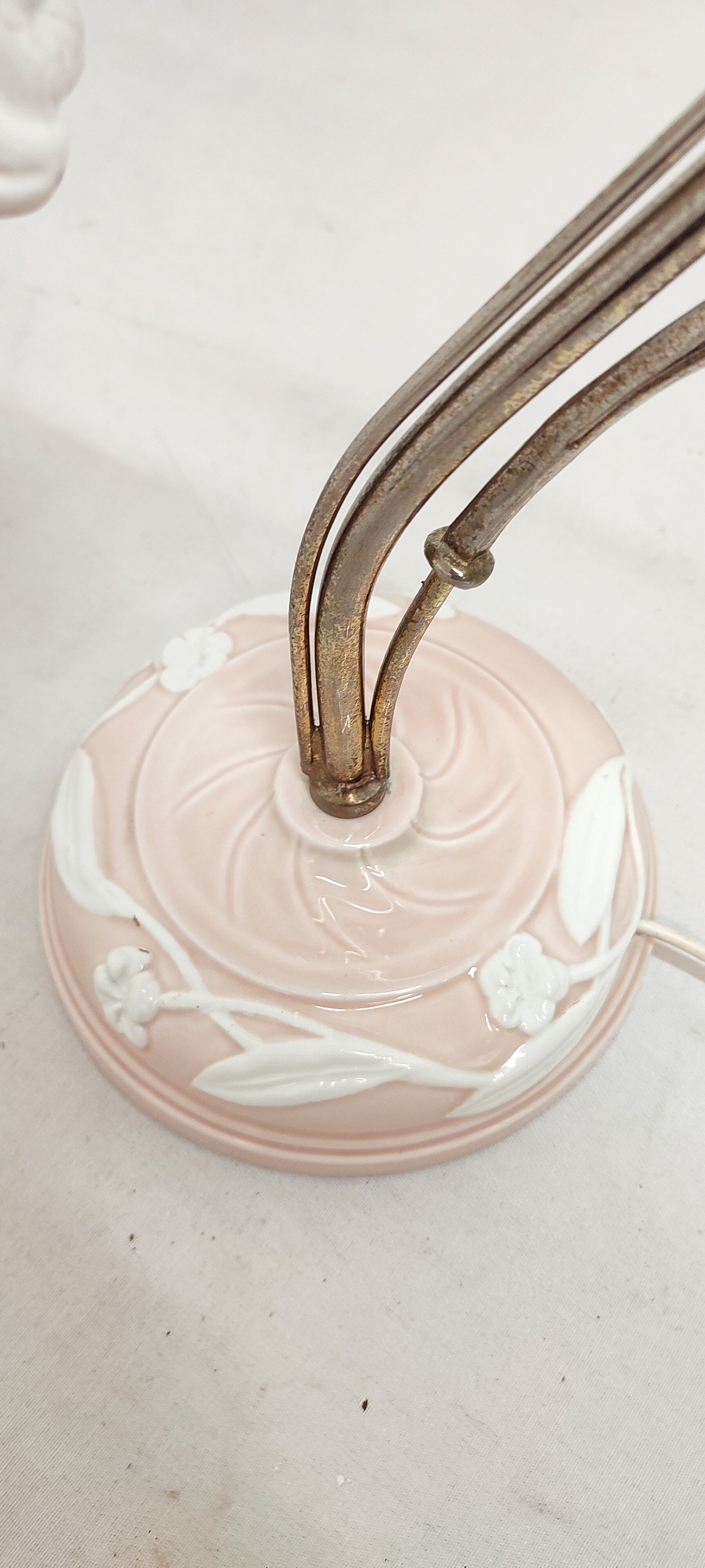 Ceramic desk lamp. Spain, 1980s