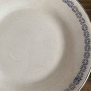 Dessert plates in earthenware from Creil and Montereau Reuil service.