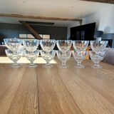 12 coupes à glace en verre