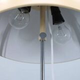 Mushroom floor lamp space age metal Napako 1970s Czechoslovakia