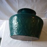 29 cm enamelled copper vase