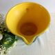 Old black and yellow black and yellow Digoin earthenware pitcher or pitcher