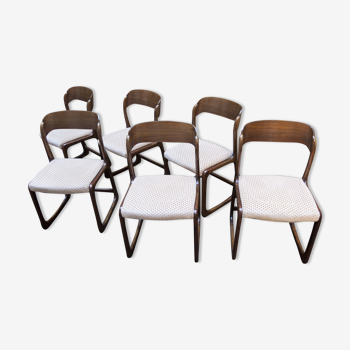 6 chaises baumann traîneau