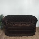 Velvet toad sofa