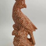 Vintage Ceramic Parrot Sculpture