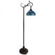 Lampadaire Tiffany rond Libellule bleu