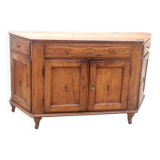 Ancient Venetian grand buffet from the 18th century in solid cherry wood.