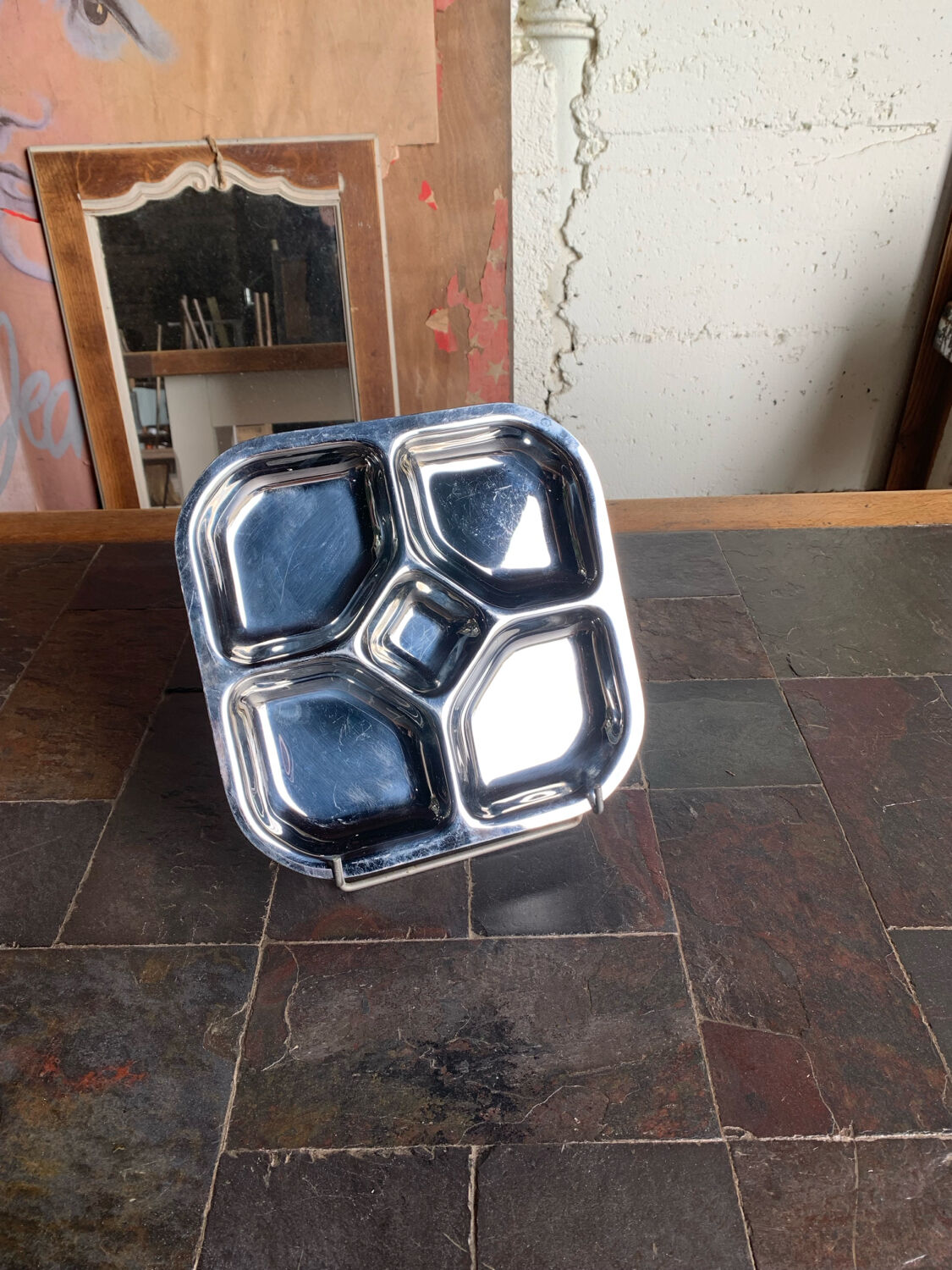 Table servant G. Degrenne – stainless steel