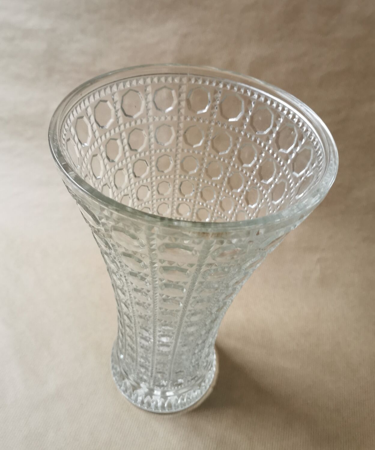 Large glass vase