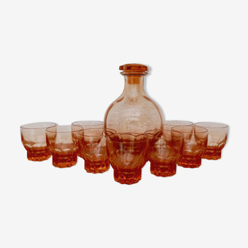 Carafe et verres