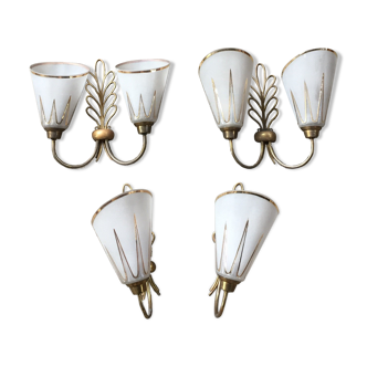 Art Deco wall light bundle