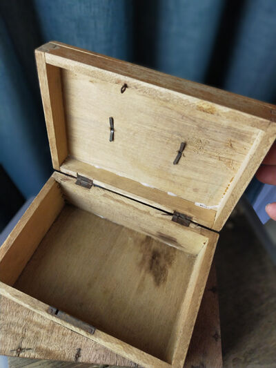 Two wooden boxes