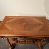 Walnut desk table 1900
