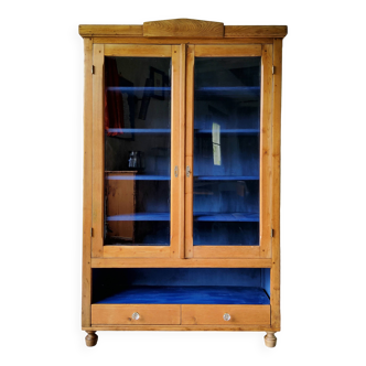 Armoire bibliothèque vitrée
