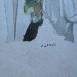 Advertising LANVIN Perfumes 50s