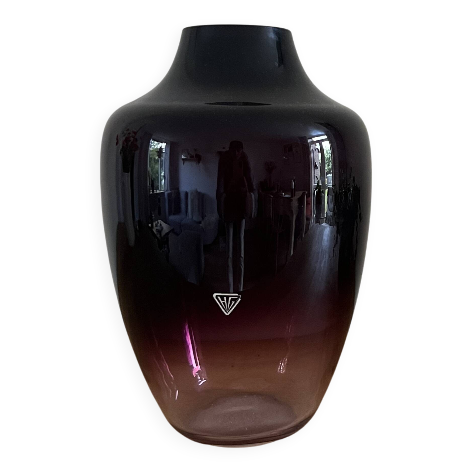 Vintage Holmegaard vase - Danish design vase