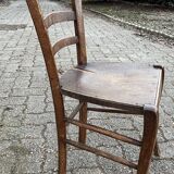 Rustic wooden chair