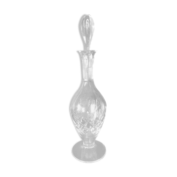 Carafe cristal taillée sur pied