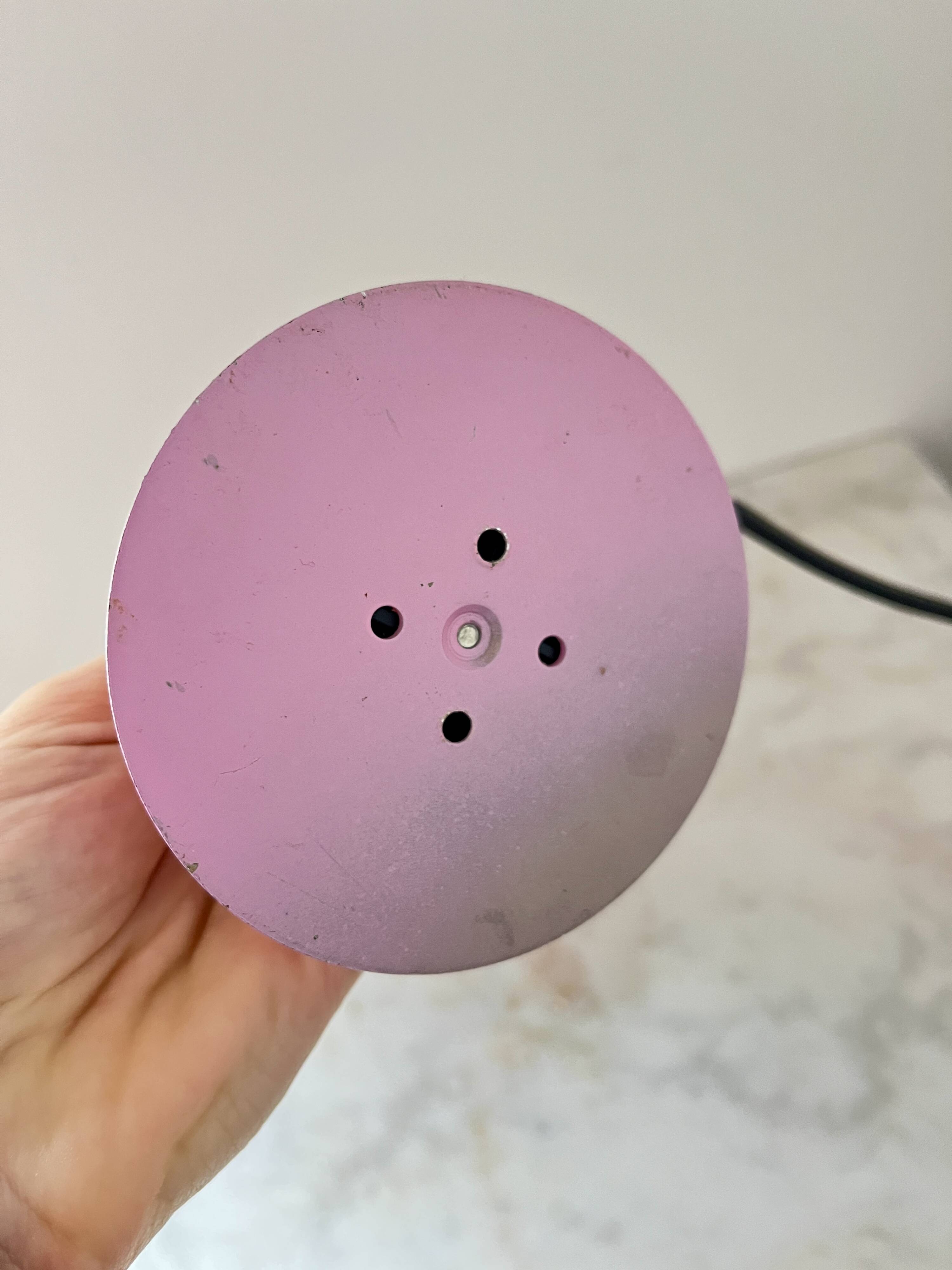 Vintage Varialux 3141 Pink Wall Table Adjustable Lamp, Industrial, GDR, 80s