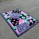 Tapis vintage style Memphis des années 1980