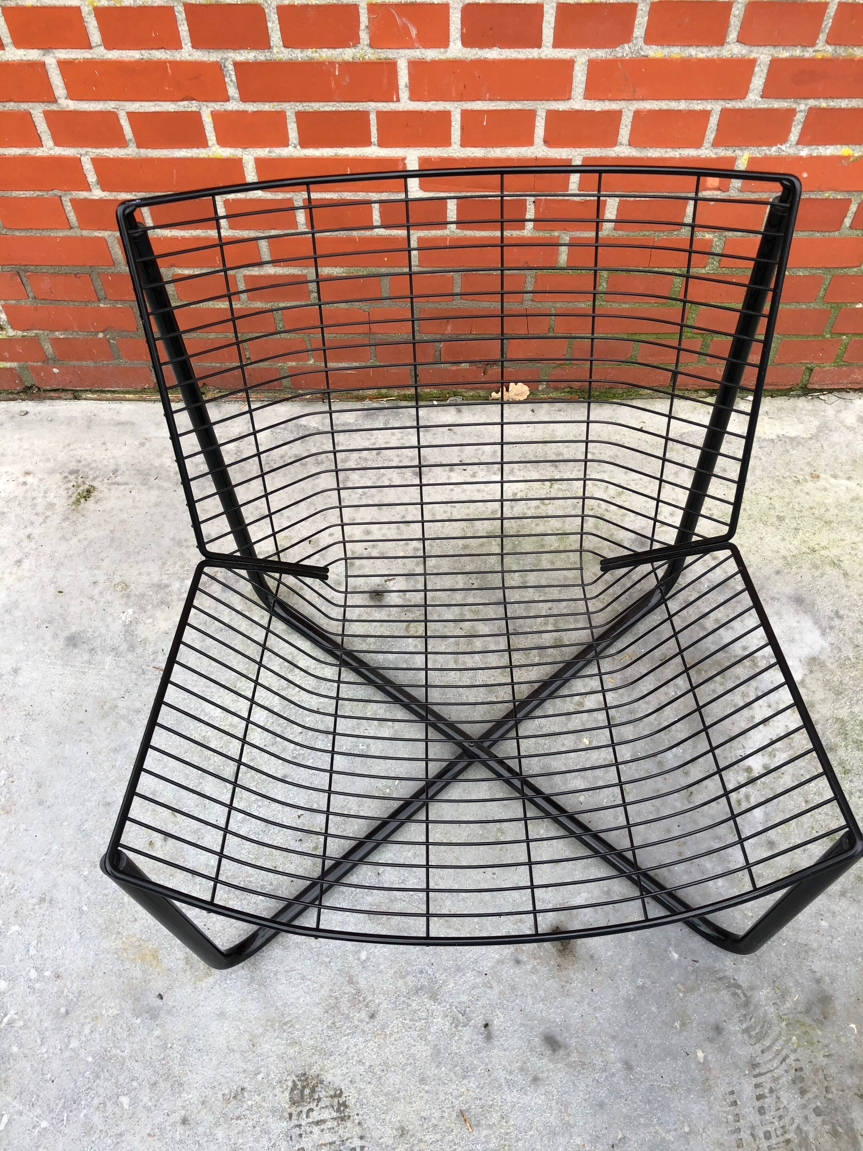 Fauteuil Ikea Jarpen Wire Chair vintage Niels Gammelgaard