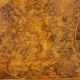 George II Burl Walnut and Marquetry Hightboard, 1890s