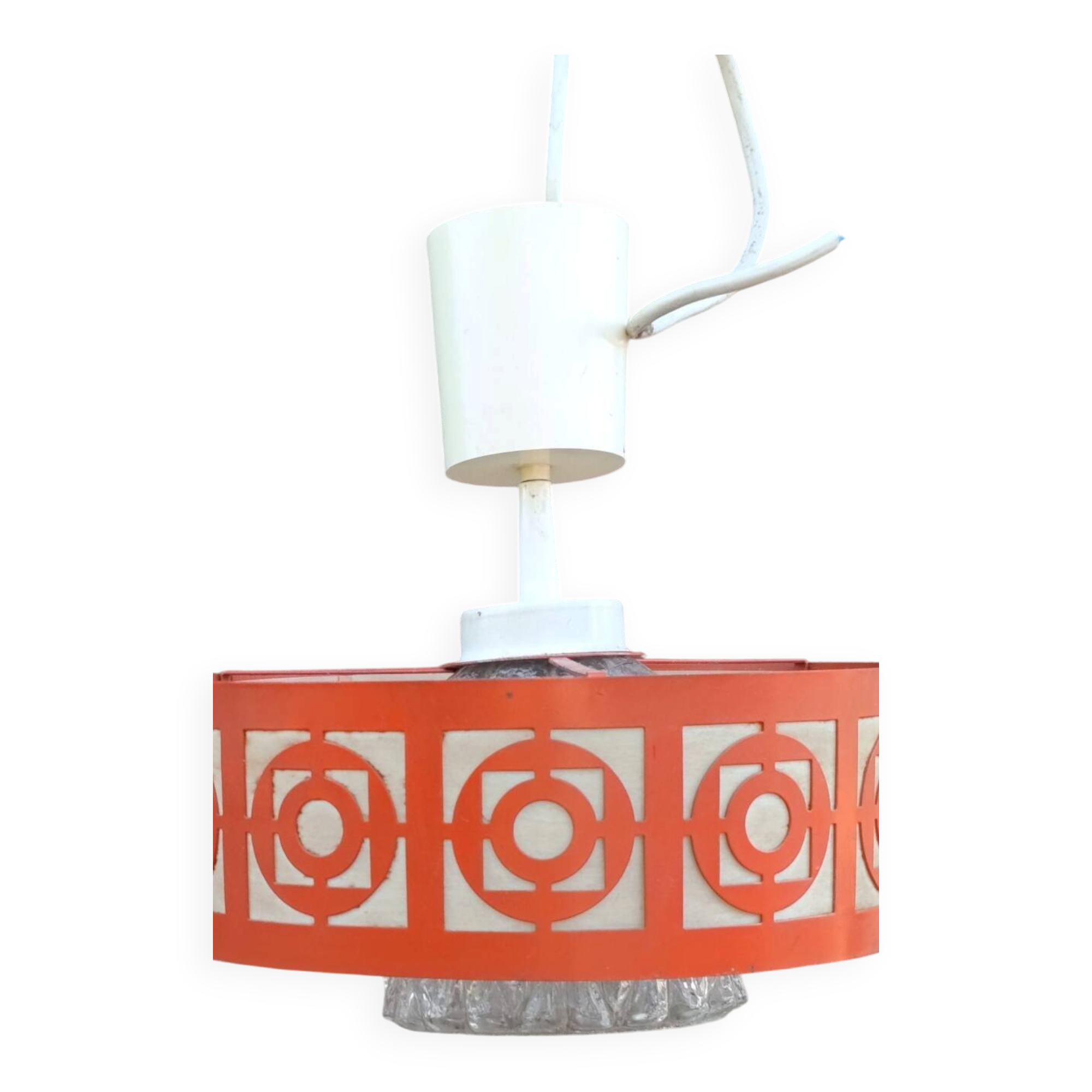 Vintage orange 60s suspension