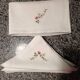 Large antique hand-embroidered tablecloth