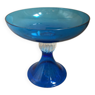 La Rochère blue glass bowl
